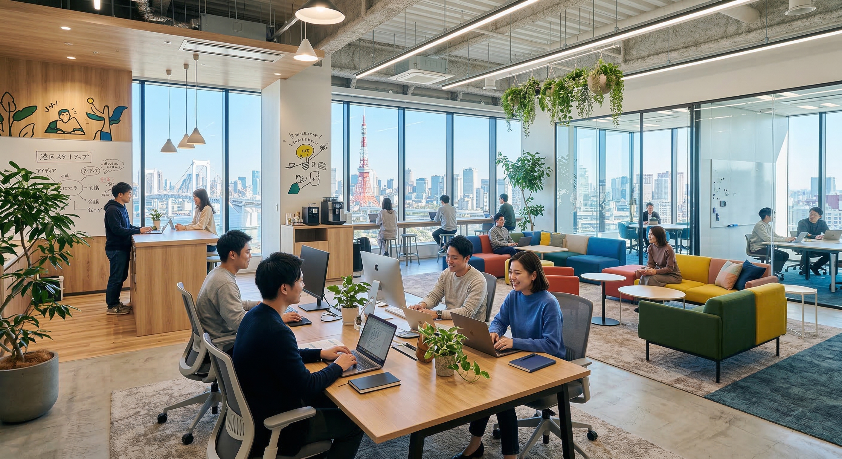 中央区のオフィス街