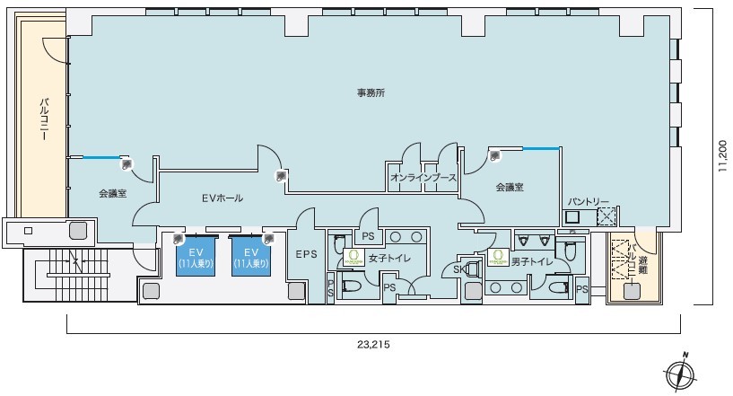 後楽園PREXのセットアップオフィス|文京区 後楽園・本郷・湯島(サムネイル12)
