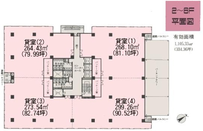 東武横浜第3ビル フロア図面 8