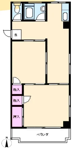 山川ビル 7 フロア図面 1