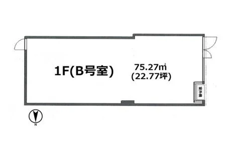 藤和護国寺コープ・冨士ビル 1 フロア図面 4