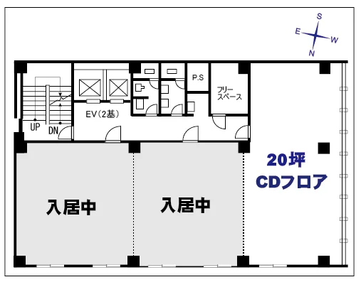 白王ビル 5 フロア図面 1