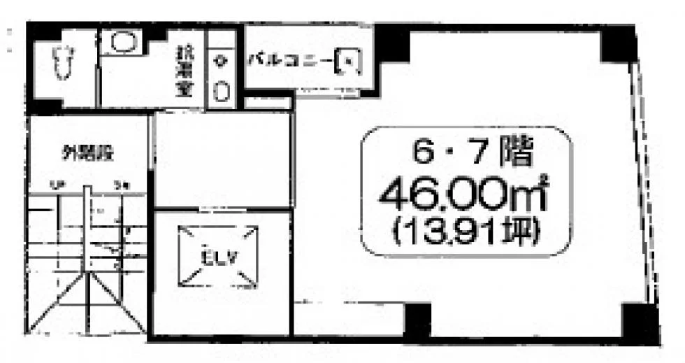 本郷春木町ビル 7 フロア図面 1
