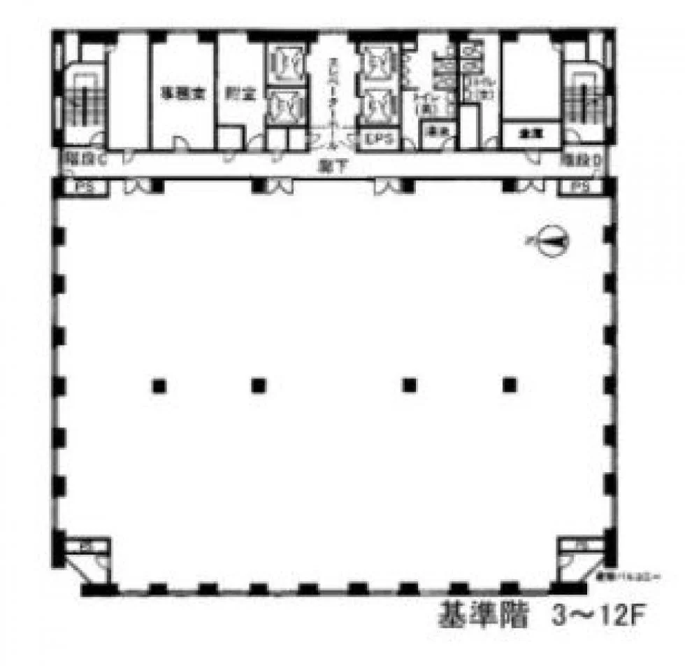 後楽国際ビルディング 10 フロア図面 1