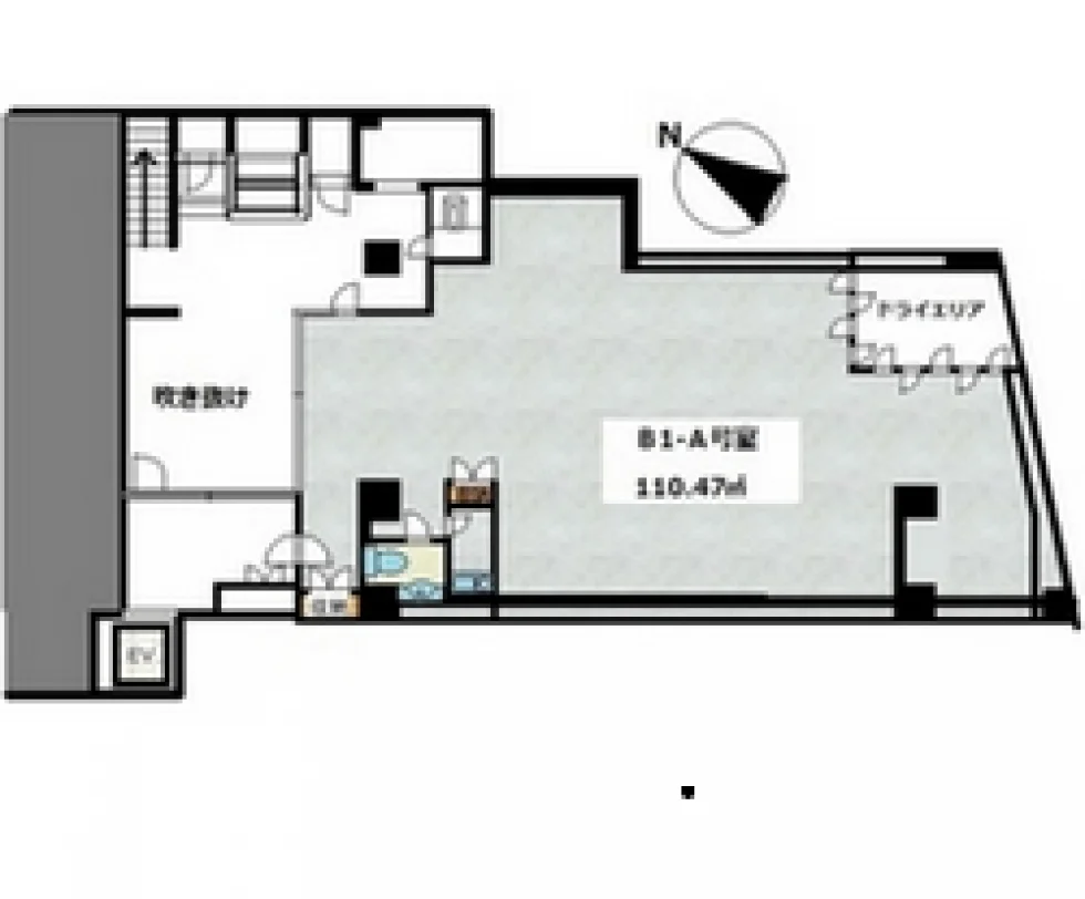 ラ・トゥール小石川ビル B1 フロア図面 1