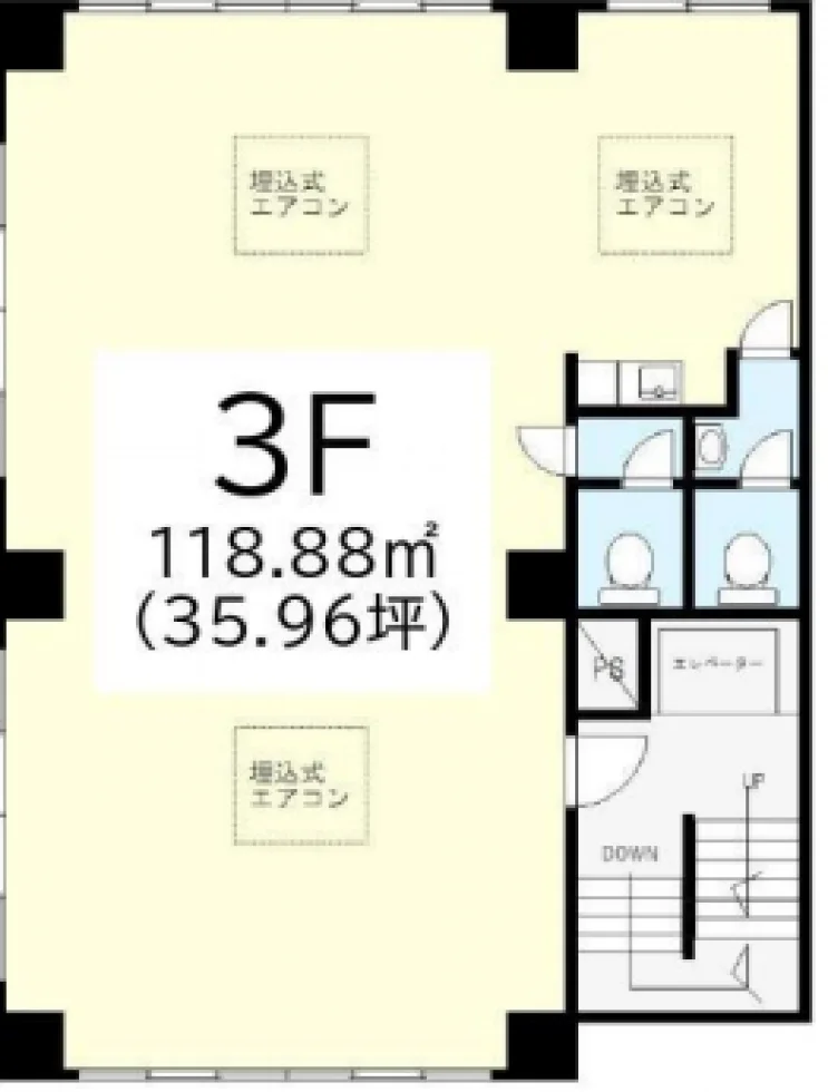 湯島MDビル 3 フロア図面 5