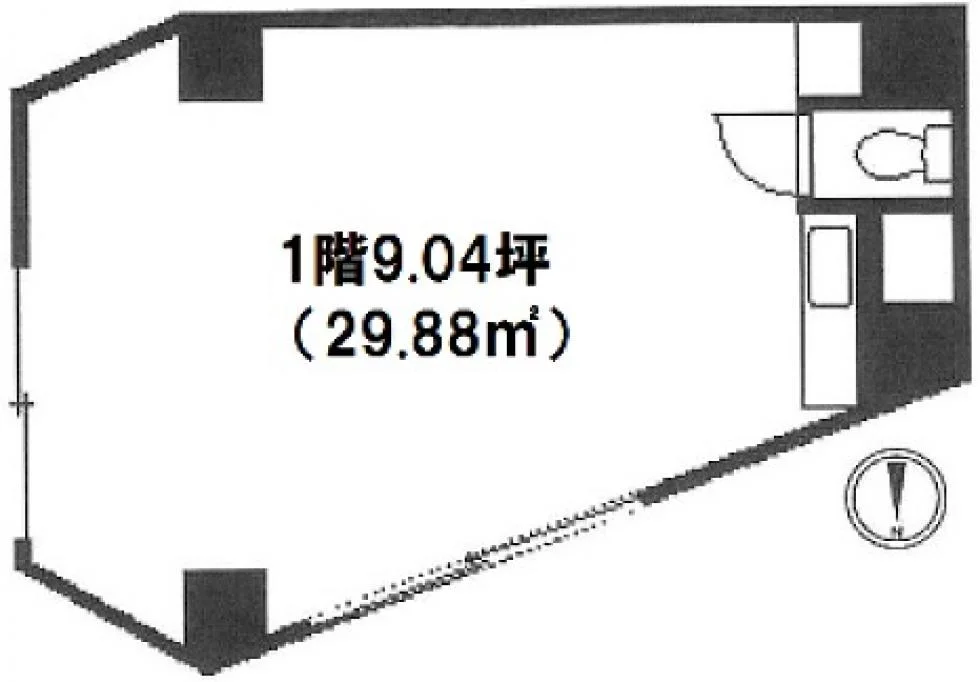 栗原ビル 1 フロア図面 4