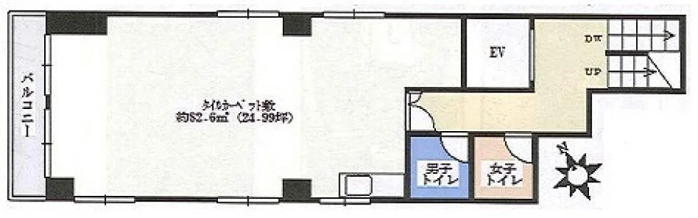 平原ビル 4 フロア図面 1