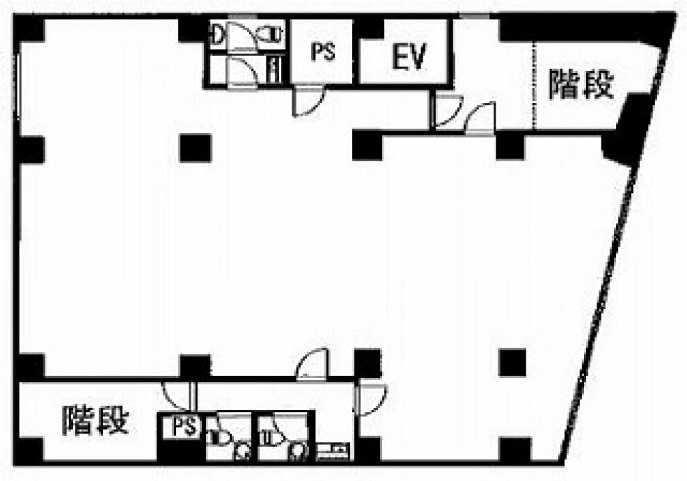 稲毛屋ビル 2 フロア図面 1