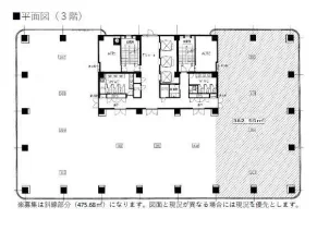 日教販ビル 3 フロア図面 1