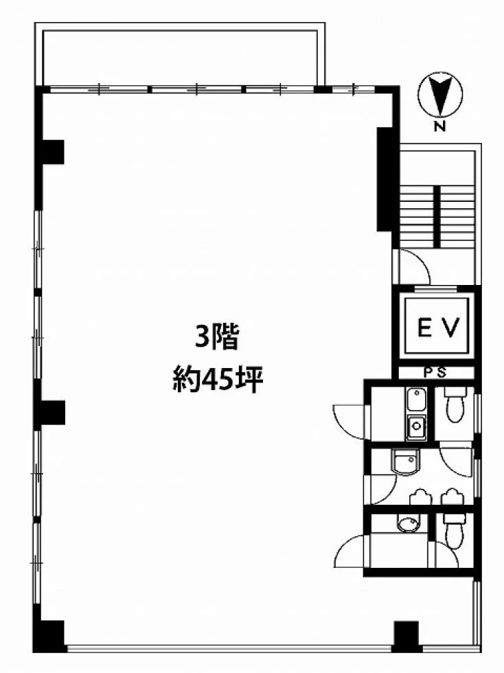 ケイアイビル 3 フロア図面 1