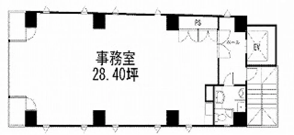 イントランス本駒込ビル 2 フロア図面 1