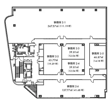 Gate Cross HONGO 2 フロア図面 1