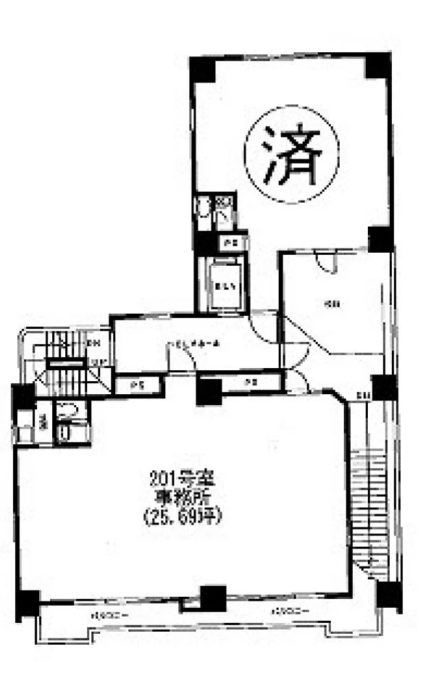 ハピネス・イン湯島ビル 2 フロア図面 5