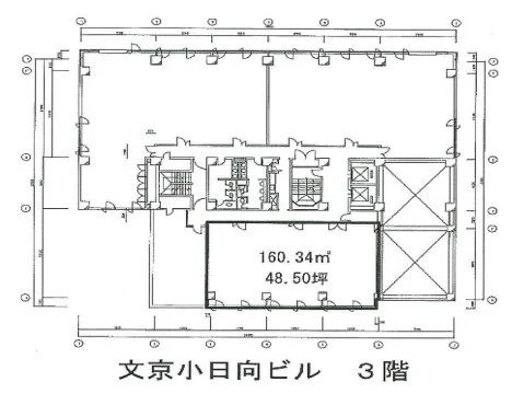 大樹生命文京小日向ビル 3 フロア図面 1