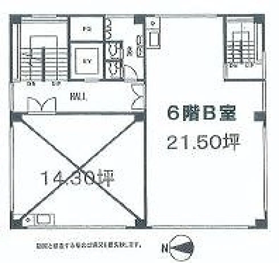 高関ビル 6 フロア図面 1