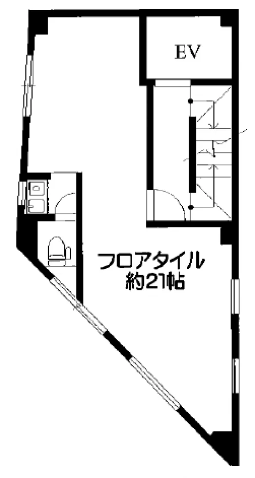 本郷JKHビル 3 フロア図面 1
