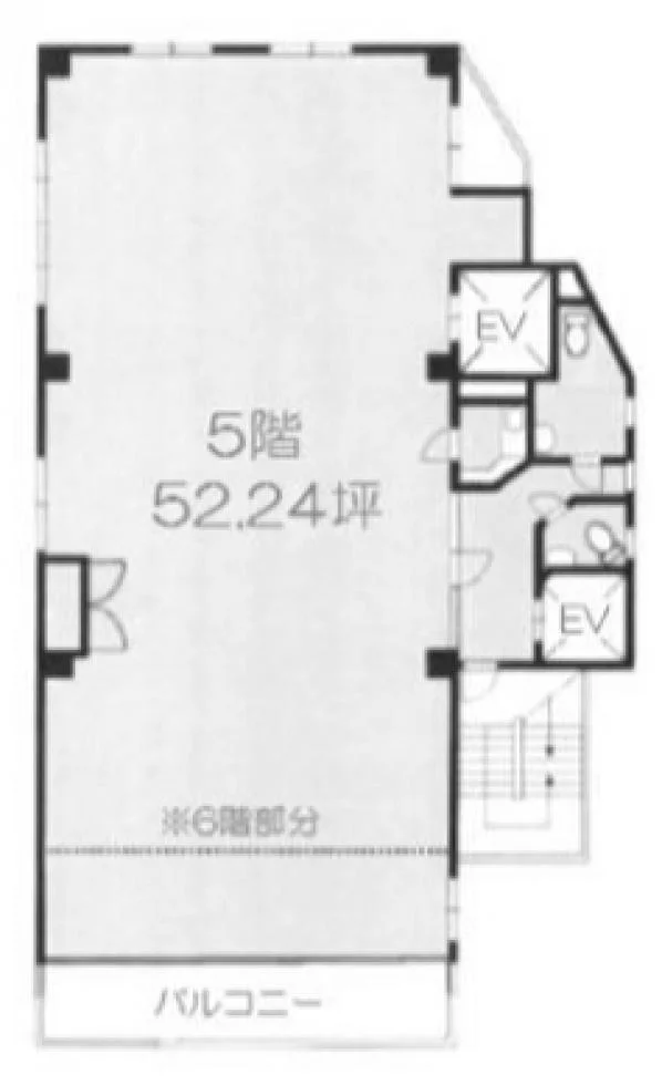 本郷元町ビル 5 フロア図面 1