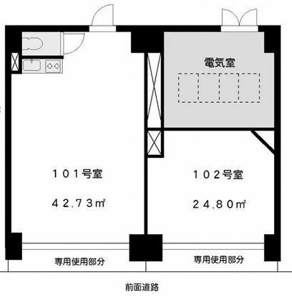セントラル小石川ビル 1 フロア図面 9