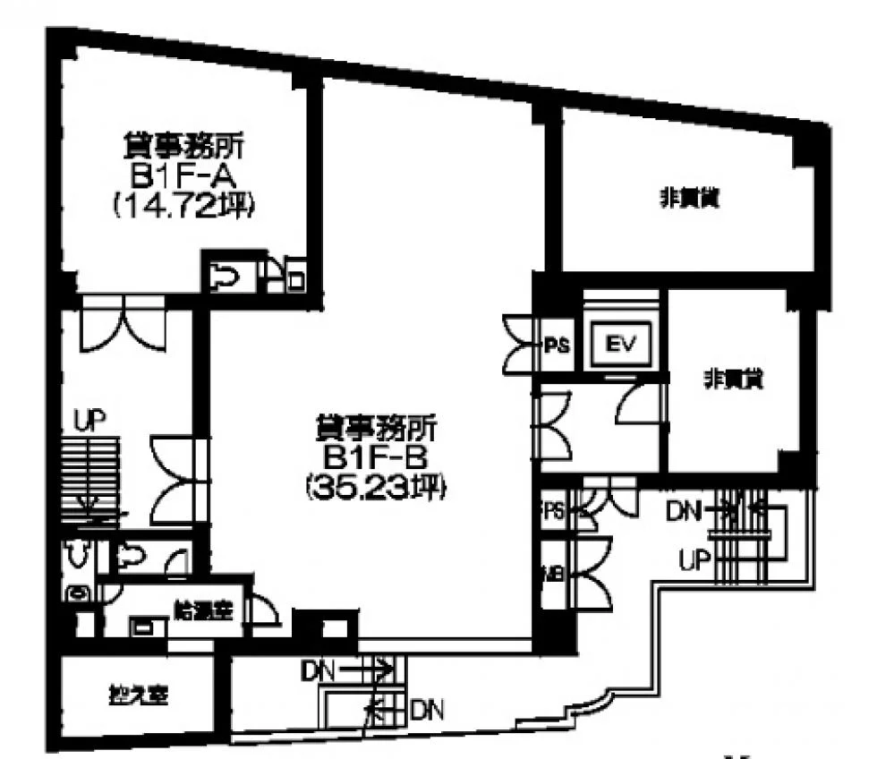 三倉(第1三倉)ビル B1 フロア図面 1