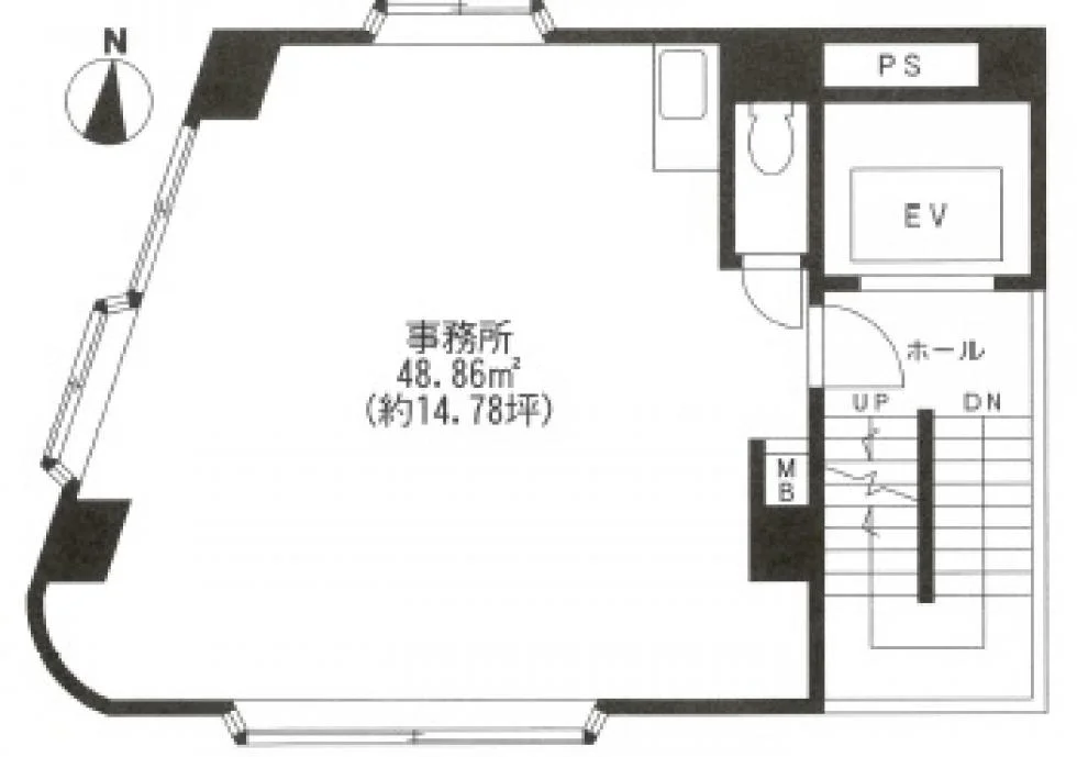 高柳ビル 5 フロア図面 1