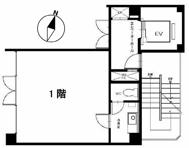 お茶の水サニービル 1 フロア図面 1