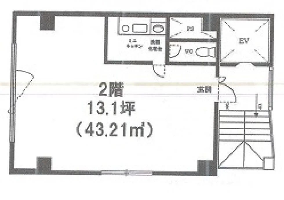 ベルスクエア本郷 2 フロア図面 1