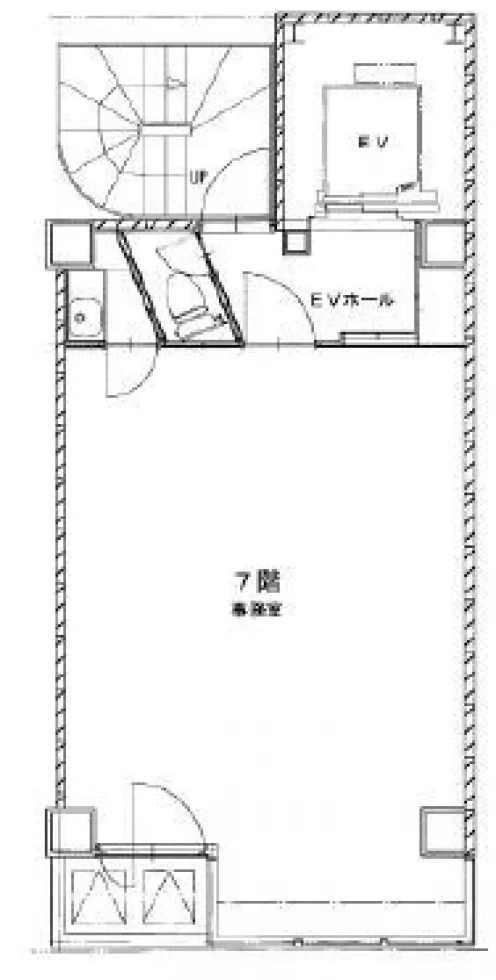 クレスト山の上ビル 7 フロア図面 1
