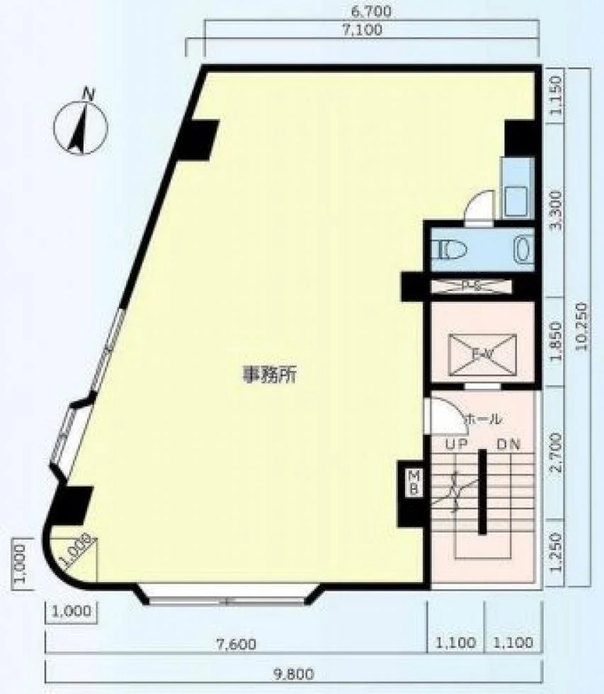 高柳ビル 3 フロア図面 10
