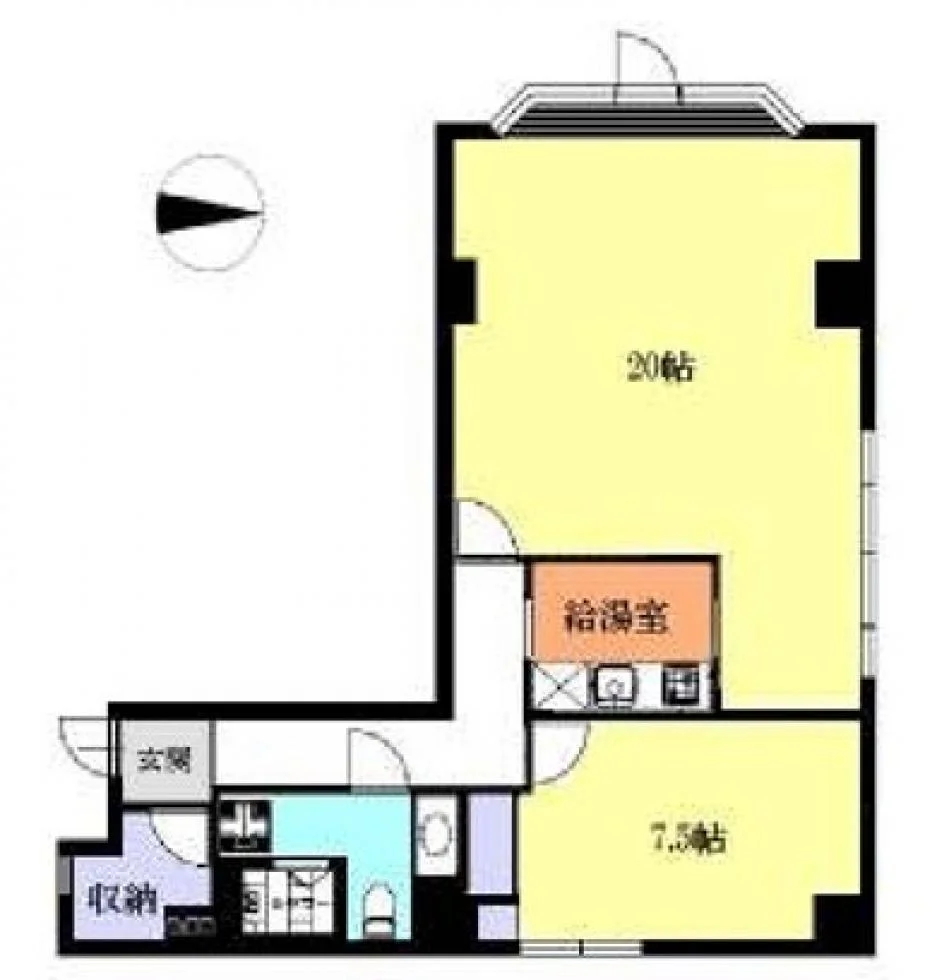 ラレーブ 湯島 5 フロア図面 1