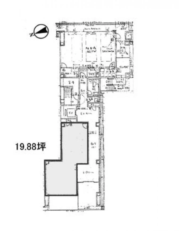 本郷大関ビル 1 フロア図面 1