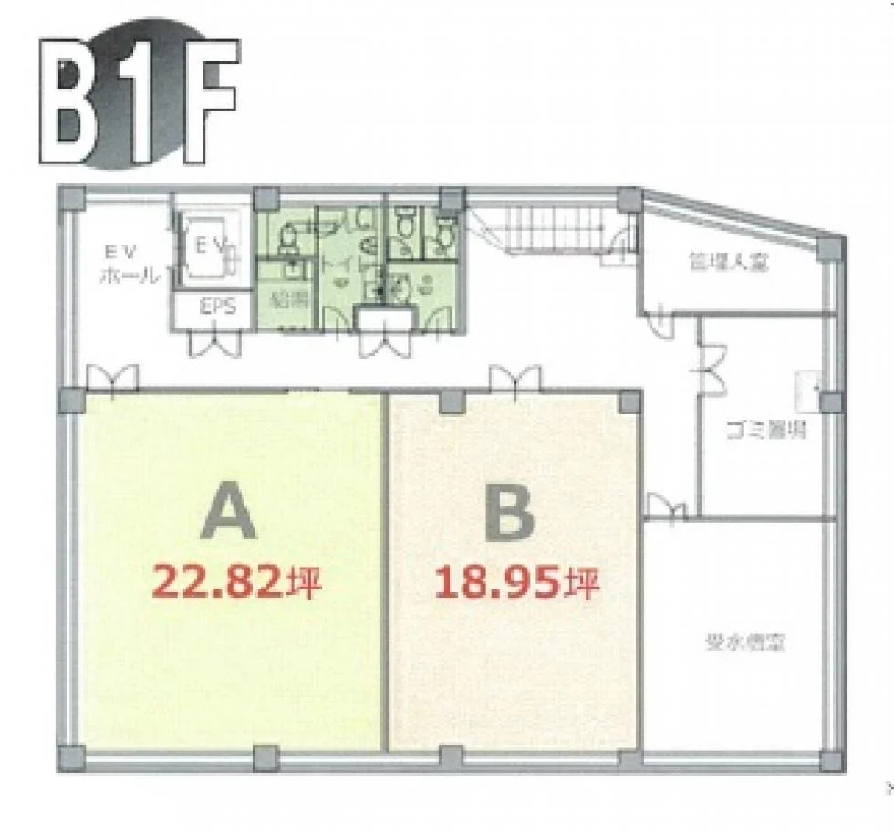講談社FSビル B1 フロア図面 1