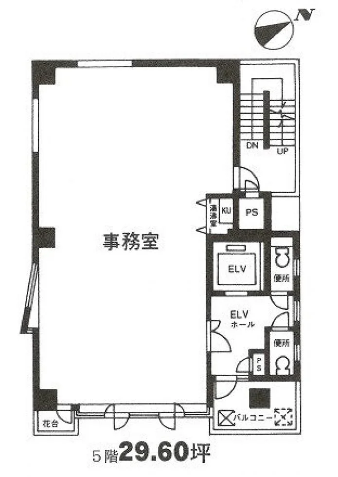 ヒキタカ湯島ビル 5 フロア図面 5
