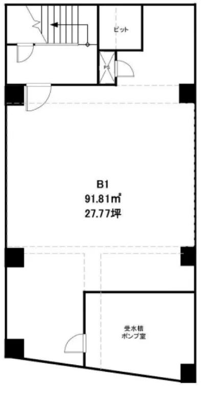 上野不二ビル B1 フロア図面 6