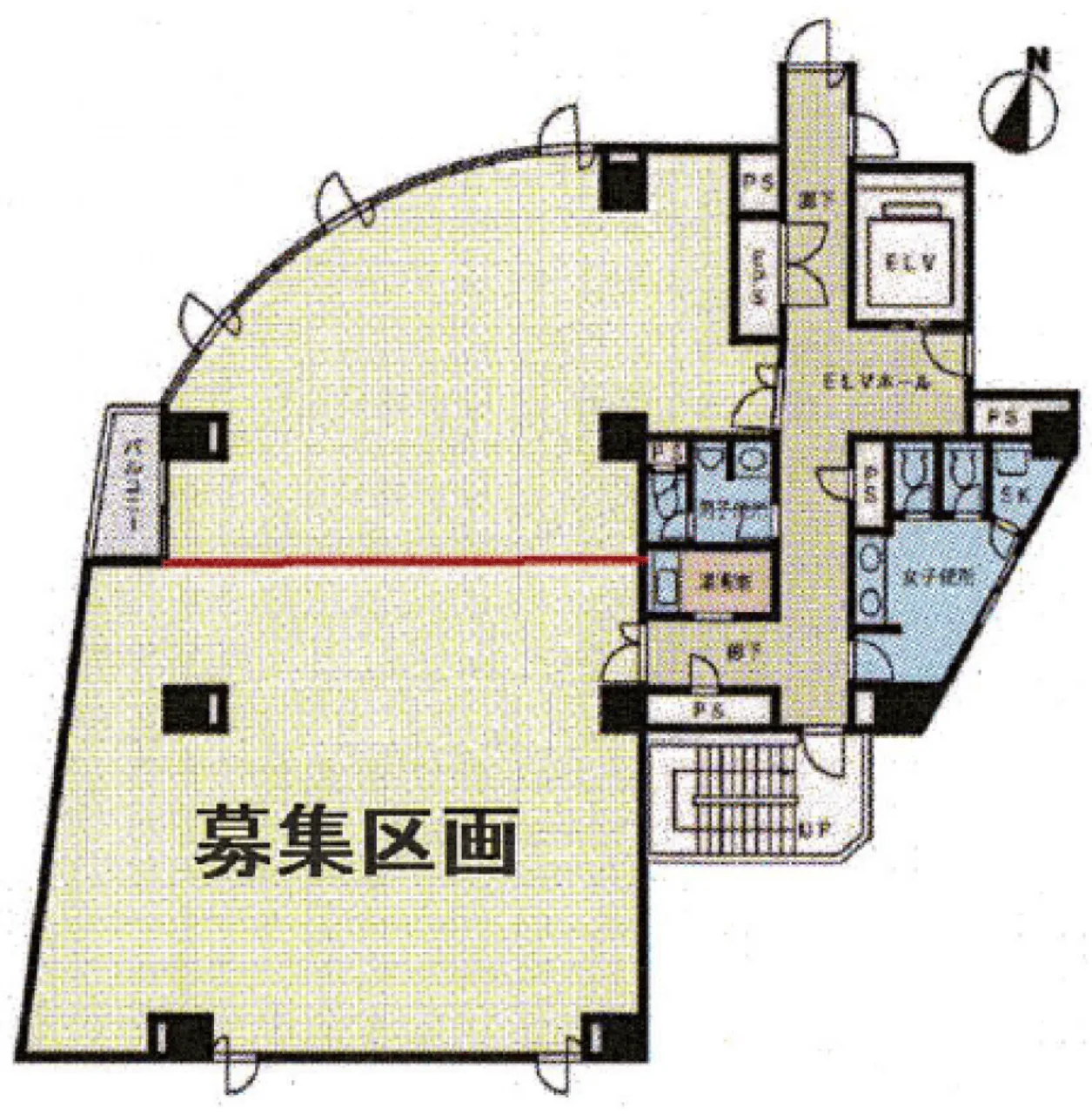 ATK千駄木ビル 6 フロア図面 1