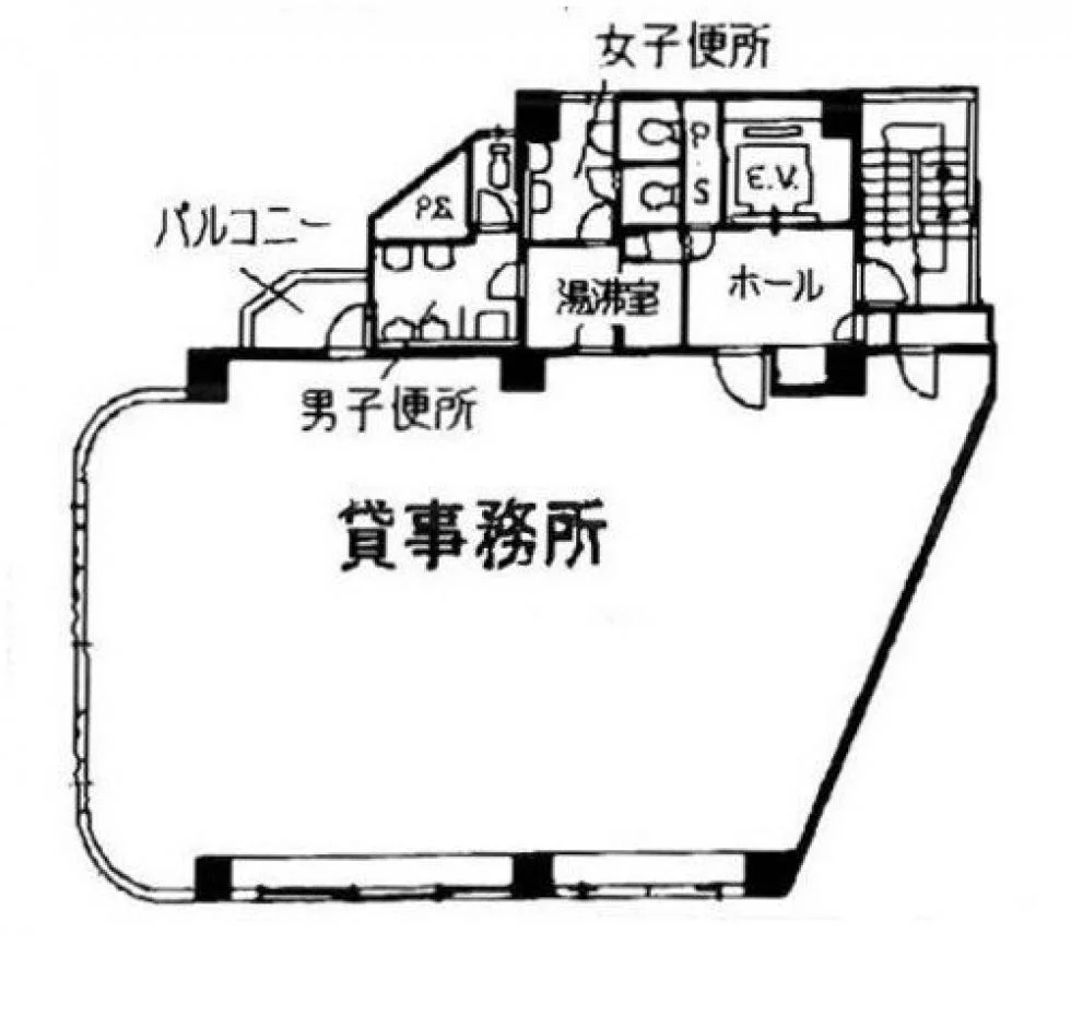 杏林ビル 6 フロア図面 1