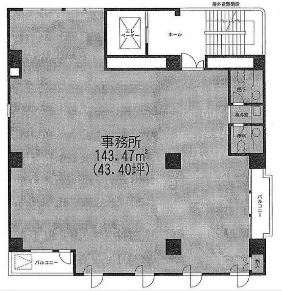 Tkiビル 2 フロア図面 11