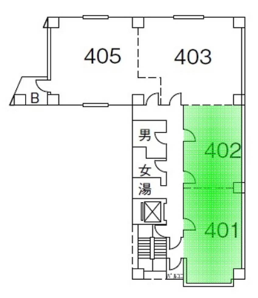 山萬ビル 4 フロア図面 13