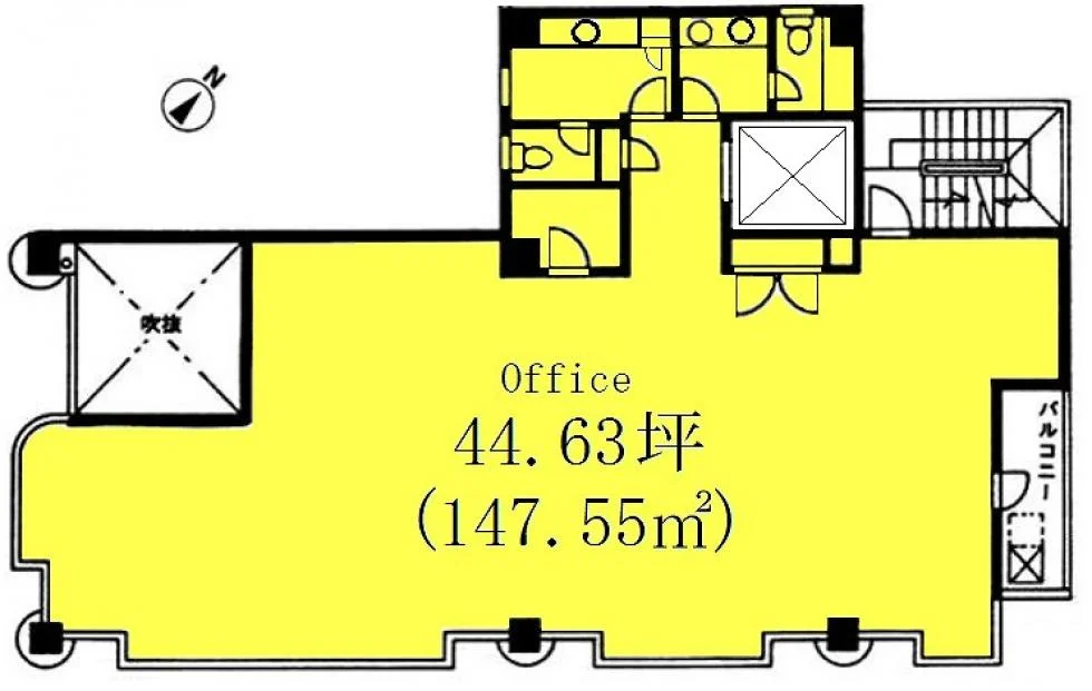 共和15番館ビル 5 フロア図面 11