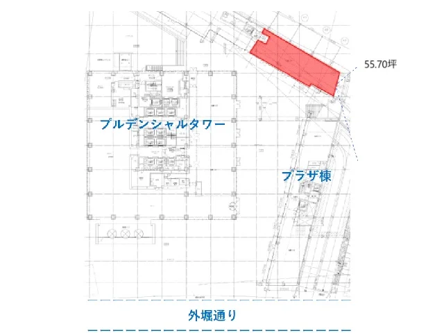 プルデンシャルタワー 1 フロア図面 3