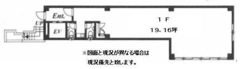 シャテニエ神田ビル フロア図面 1