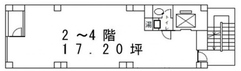 田中ビル別館 4 フロア図面 9