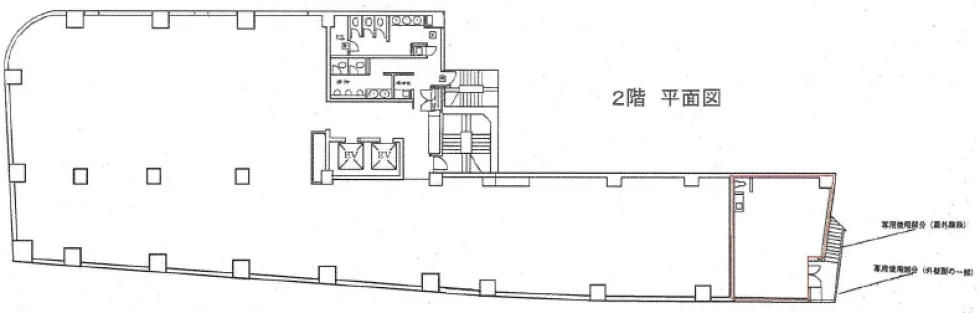 トラスティ麹町ビル 2 フロア図面 1