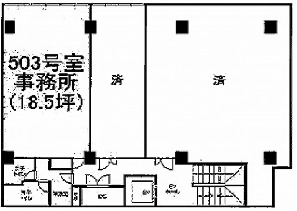 第1東ビル 5 フロア図面 9
