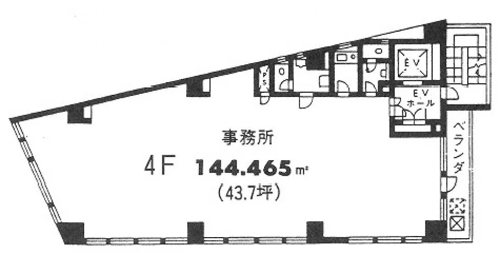 お茶の水木村ビル 4 フロア図面 10