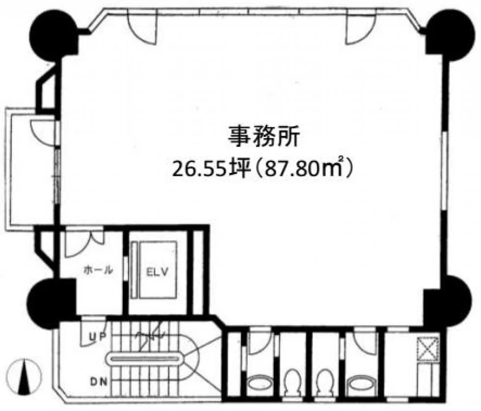 クレイン末広ビル 8 フロア図面 14