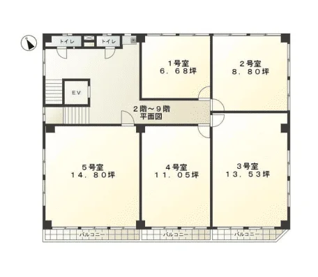 山京ビル本館 2 フロア図面 9
