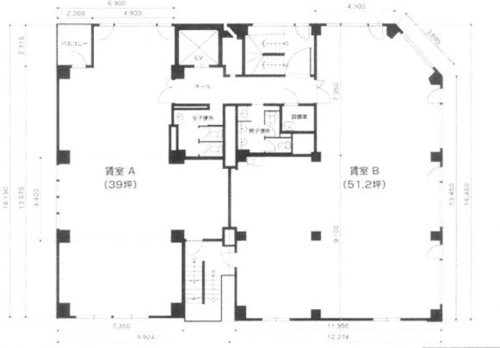 楠本第2ビル 5 フロア図面 11