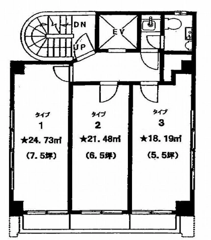 宝栄三崎町ビル 6 フロア図面 9
