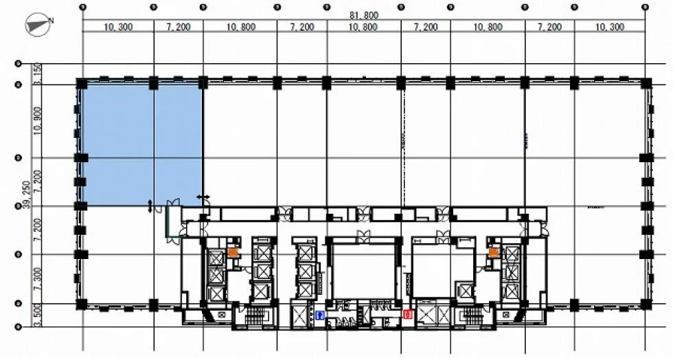 丸の内トラストタワー本館(丸の内トラストシティ) 25 フロア図面 9